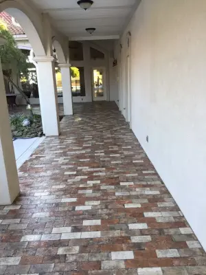 Paver and Hardwood Flooring — Flooring Installation Services project by D&D Floor Covering Inc