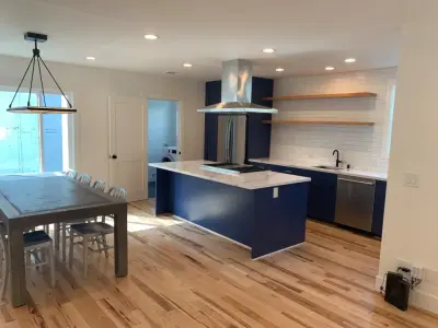 Mirage prefinished engineered natural white oak flooring in a San Jose, CA residence — Flooring Installation Services project by Slaughterbeck Floors, Inc