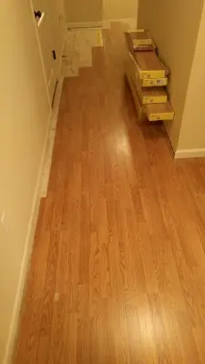 Two-Story Laminate Installation for Residents — Flooring Installation Services project by Irvs Floor And More