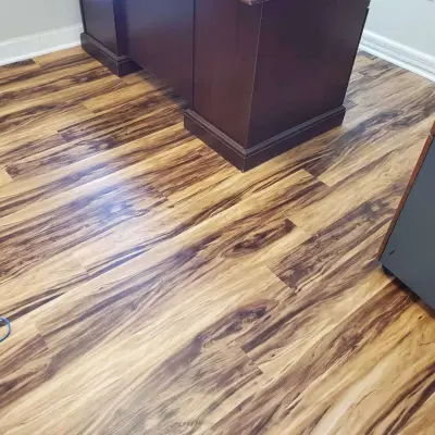 Rumbling Bald Reception Area Flooring — Flooring Installation Services project by BPS Southeast Flooring