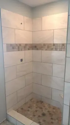 Bathroom Shower Renovation by Anna Flooring & Design