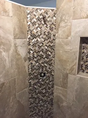 Bathroom Shower Upgrade — Flooring Installation Services project by Merkel Tile