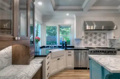 Kitchen Oak Hardwood Flooring with Site Finishing — Flooring Installation Services project by Slaughterbeck Floors, Inc