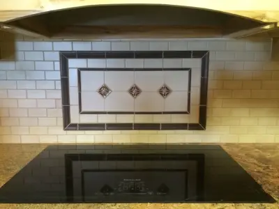 Tile Wall Accent — Flooring Installation Services project by Hoppy Interiors Full Service Flooring