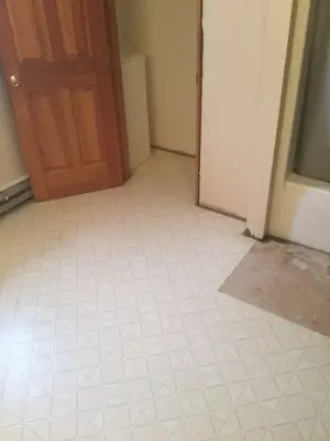 Winterport, Maine Vinyl Flooring Installation — Flooring Installation Services project by Maine Wood Floors