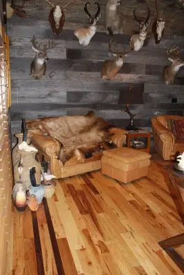 Rustic Western Home Office in Collierville — Flooring Installation Services project by Old World Floors, LLC
