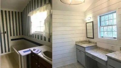 Bathroom Transformation Showcase — Interior Design & Decorating project by Kippie Romano Design