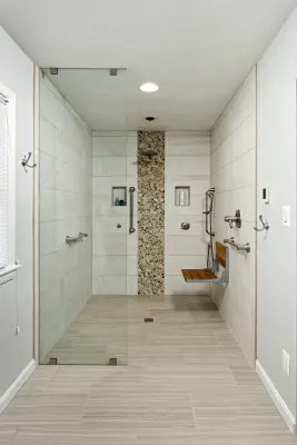 Bathroom for Aging in Place by Fairfax Design Solutions