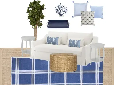 Seaside Living Space by T. Moore Home ReDesign