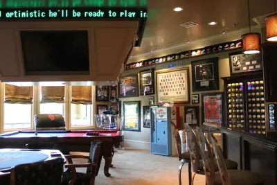 Entertainment Spaces and Gaming Areas by CRH Interior Design, LLC
