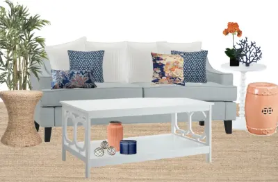 Revamped Chinoiserie Lounge by T. Moore Home ReDesign