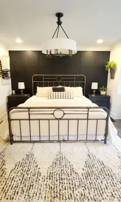 Feature Wall and Master Suite Renovation — Interior Design & Decorating project by Brittany Ansel Interior Stylist