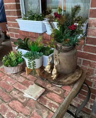 Garden at the Back Porch — Interior Design & Decorating project by Debi Lynn Interior Designs, LLC