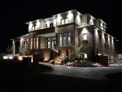 Contemporary Elegance: The Fusion of Frank Lloyd Wright and Armani by CRH Interior Design, LLC