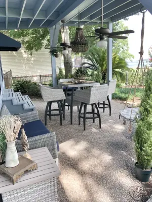Lake House Exterior Deck — Interior Design & Decorating project by Debi Lynn Interior Designs, LLC