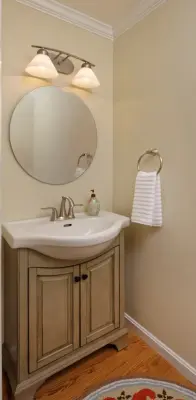 McLean Restroom — Interior Design & Decorating project by Fairfax Design Solutions