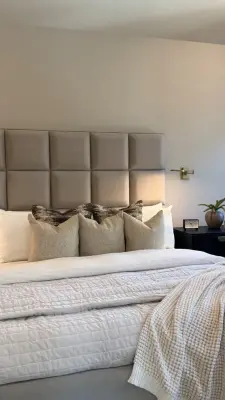 Sleek Cozy Bedroom by Nua Maison - Interior Styling & Decor