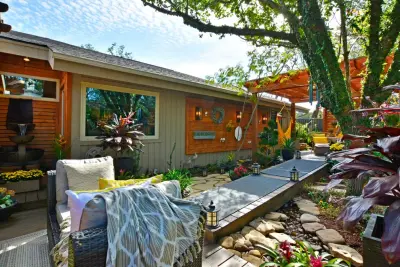 Tranquil Outdoor Space - Zen Garden and Deck — Interior Design & Decorating project by Calming Spaces Interiors, Design & Remodeling
