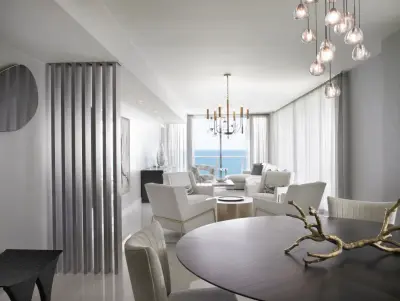 Contemporary Coastal Penthouse in Pompano Beach — Interior Design & Decorating project by Interiors By SBI