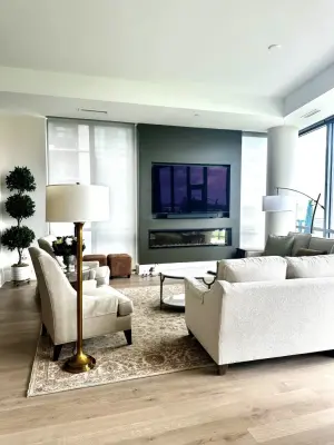 Tysons Apartment — Interior Design & Decorating project by Fairfax Design Solutions