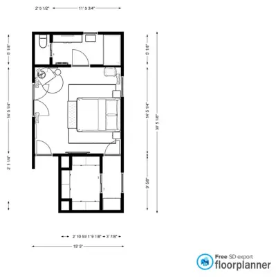 Digital Design Project - Bedroom and Bathroom Renovation — Interior Design & Decorating project by EFaith Studio