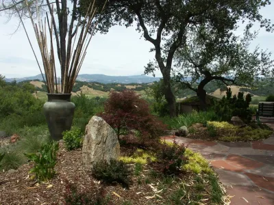 Above the River — Landscape Construction project by Geared For Growing Landscape Services in Healdsburg