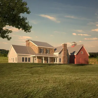 Fombell, PA - New Farmhouse by Gaskill Architecture