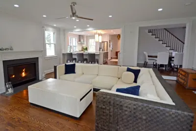 Maywood Blue Foursquare Historic Addition by FitzHarris Designs, Architects + Designers