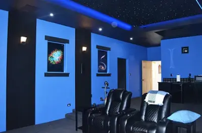 Home Theater Expansion — Architectural & Building Design Services project by Henry Architects