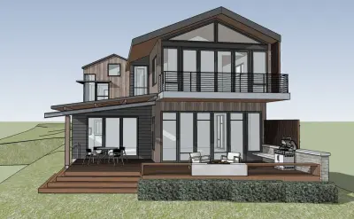 Residence by Pleasant Beach by Tom Kuniholm Architects