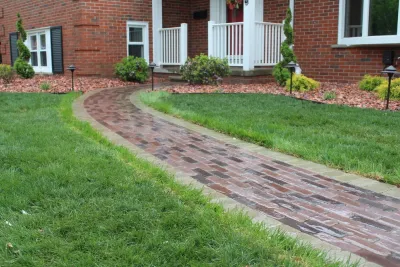 Classic Paver Walkway + Landscaping — Landscape Construction project by GLC Lawn & Landscaping LLC