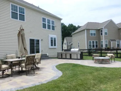 Paver Patios and Walks — Landscape Construction project by Green Spaces Landscaping