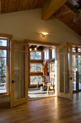 Ridgefork Road Cabin Barndominium - Big Sky — Architectural & Building Design Services project by David C. Fowler Architecture Texas LLC