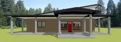 Jackass Flat Straw Bale Home — Architectural & Building Design Services project by Hyland Fisher - Architect