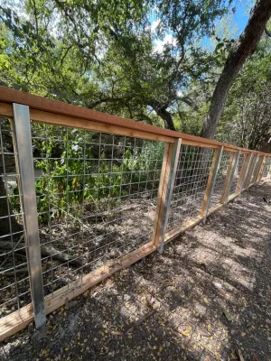 Fence Installation & Staining — Landscape Construction project by H A Dirt Cleaning & Construction in Georgetown