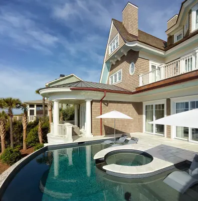 Kiawah Classic Renovated Shingle Style Oceanfront Residence by Christopher A Rose AIA, ASID