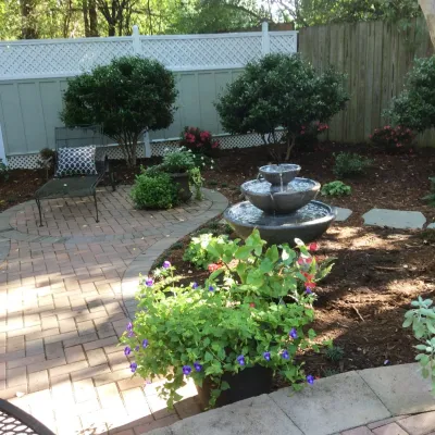 Rainwater Fountain by DesignScapes Of North Carolina, Ltd.