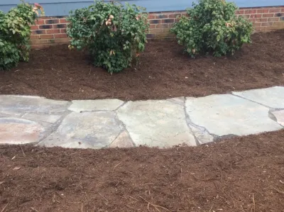 Chapel Hill Stone Walkway by DesignScapes Of North Carolina, Ltd.