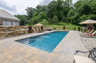 Custom Pools — Landscape Construction project by DiSabatino Landscaping And Tree Care