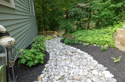 Dry-Creek Riverbeds by DiSabatino Landscaping And Tree Care