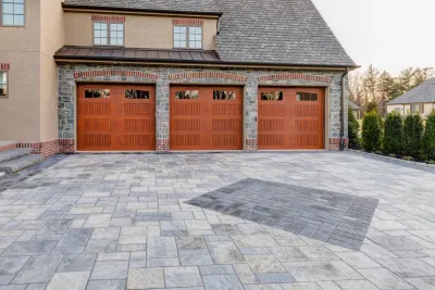 Driveways — Landscape Construction project by DiSabatino Landscaping And Tree Care