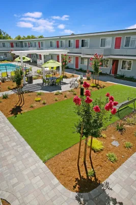 Resort Feel Apartment Upgrade — Landscape Construction project by DPG Pavers And Design
