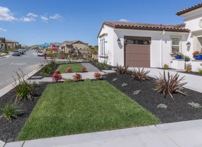 Front & Backyard New Home Landscaping by DPG Pavers And Design