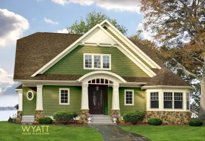 Manistee - a Cottage-Style Home in Different Hues — Architectural & Building Design Services project by Wyatt Drafting & Design Inc.