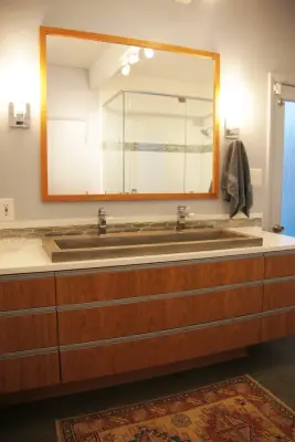 Modern Bathroom Renovation Project — Architectural & Building Design Services project by Sophie Piesse Architect, PA
