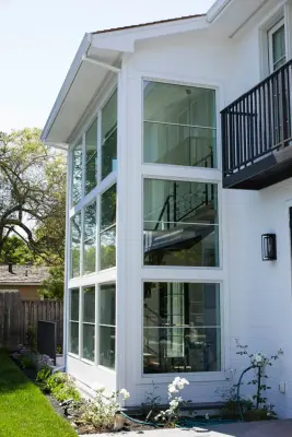 Menlo Park - Suspended Steel Staircase Residence — Architectural & Building Design Services project by Bay Area Designs