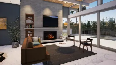 Mid-Century Renovation Showcases Outdoor Entertainment — Architectural & Building Design Services project by Tracy A. Stone Architect