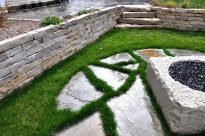Backyard Multi Tiered Retreat — Landscape Construction project by Eco Harmony Landscape & Design, LLC. in Grafton