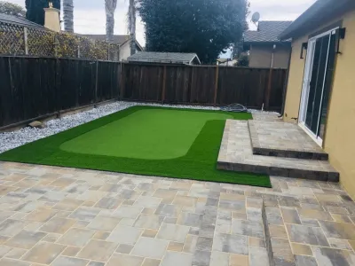 Putting Greens — Landscape Construction project by Ecosite Landscaping in San Jose