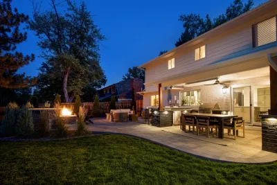 GATHER IN THE DUSK — Landscape Construction project by Elite Landscape & Outdoor Living in Littleton